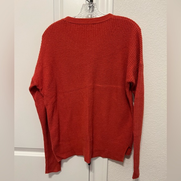 Madewell Orange Sweater With Front Pocket - Picture 5 of 5